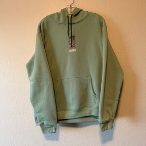 RGSTR, Men’s Green Paradise Tokyo Hoodie Streetwear Sweatshirt, Size L